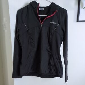 Asics Black Hooded Jacket